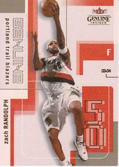 Zach Randolph #11 Basketball Cards 2003 Fleer Genuine Insider Prices