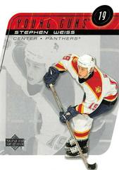Stephen Weiss #205 Hockey Cards 2002 Upper Deck Prices