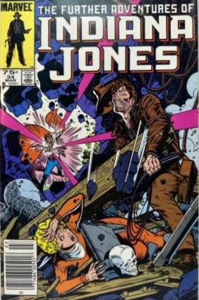 Further Adventures Of Indiana Jones [Newsstand] #34 (1986) Comic Books Further Adventures of Indiana Jones