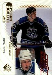 Josh Green [Power Shift] Hockey Cards 1998 SP Authentic Prices