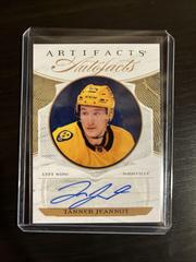 Tanner Jeannot #AF-TJ Hockey Cards 2022 Upper Deck Artifacts Auto Facts Prices