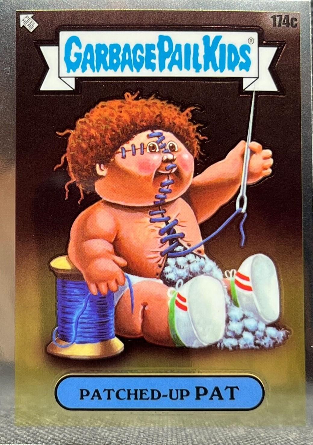 Patched-Up PAT #174c 2022 Garbage Pail Kids Chrome