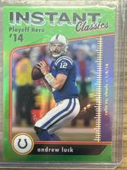 Andrew Luck [Green] #IC-12 Football Cards 2022 Panini Classics Instant Prices