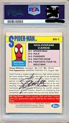 Back (2) | Spider-Man [Hologram Stan Lee] Marvel 1991 Universe