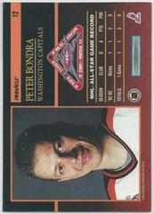 Back | Peter Bondra Hockey Cards 1993 Pinnacle All Stars