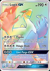 Pokemon Lugia GX Custom Full Art Metal Pokemon Card 