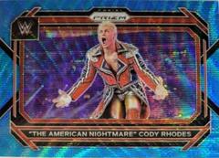 The American Nightmare' Cody Rhodes [Blue Wave] Wrestling Cards 2023 Panini Prizm WWE Prices