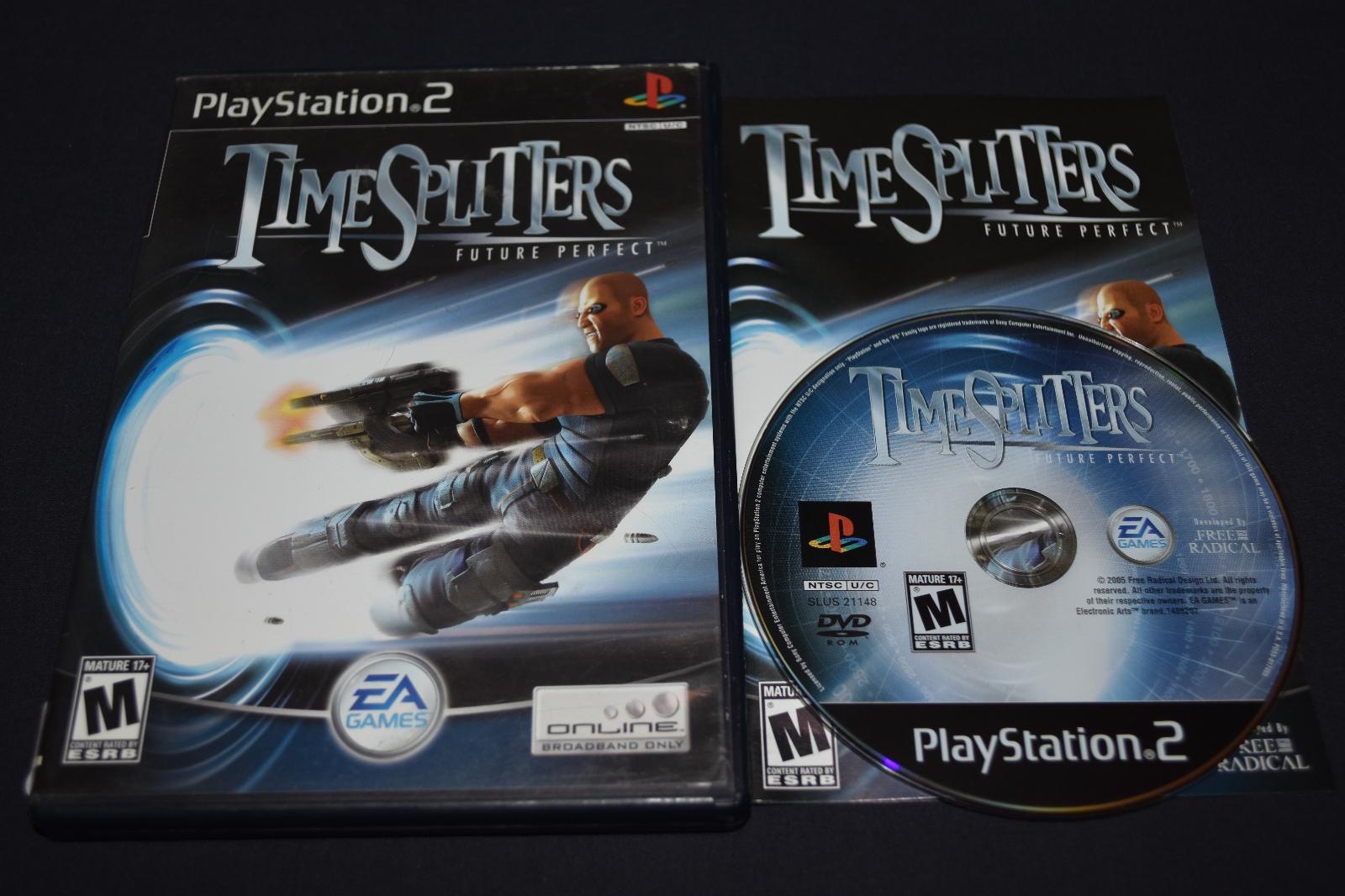 Time Splitters Future Perfect, Item, Box, and Manual