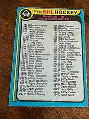 Checklist 265-396 Hockey Cards 1979 O-Pee-Chee Prices