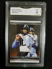 Mitch Trubisky Football Cards 2017 Leaf Draft Prices