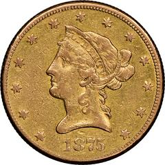 1875 CC Coins Liberty Head Gold Eagle Prices