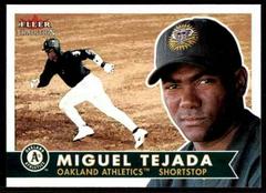 Miguel Tejada #76 Baseball Cards 2001 Fleer Prices