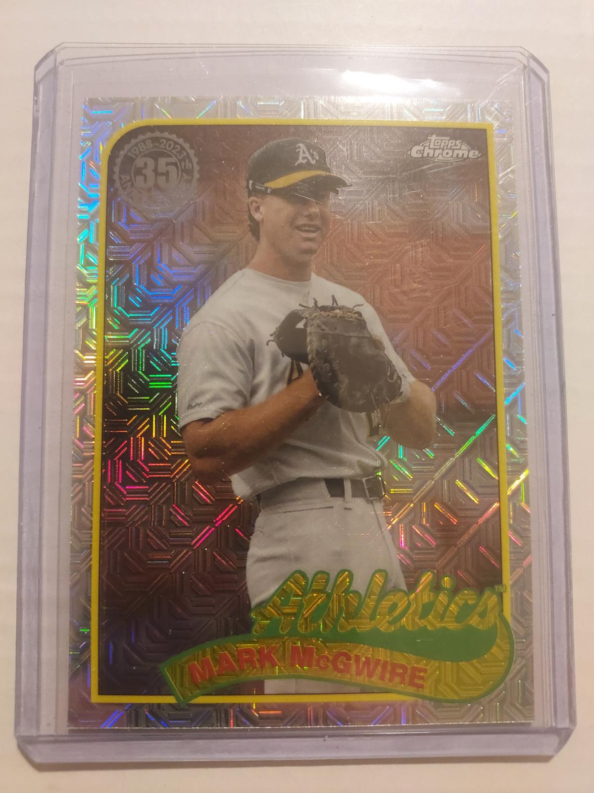 Mark Mcgwire Ungraded Topps Chrome Silver Pack