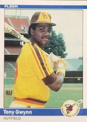 Tony Gwynn #301 Baseball Cards 1984 Fleer Prices