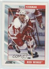 Steve Yzerman Hockey Cards 1992 Score Prices