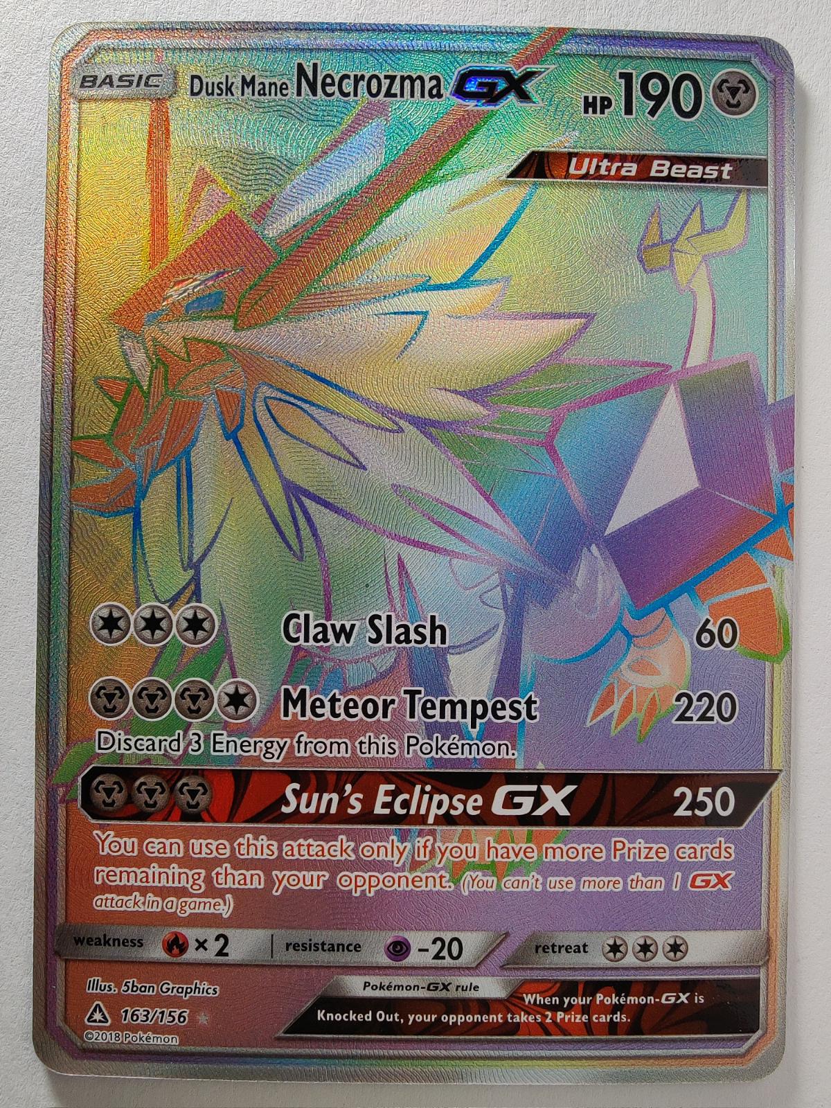 Dusk Mane Necrozma GX 163 Prices Pokemon Ultra Prism Pokemon Cards