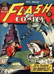 Flash Comics #34 (1942) Comic Books Flash Comics Prices