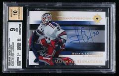 Henrik Lundqvist Hockey Cards 2005 Ultimate Collection Signatures Prices