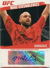 Mike Ciesnolevicz Ufc Cards 2009 Topps UFC Round 2 Autographs Prices