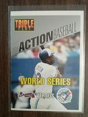 Joe Carter #30 Baseball Cards 1993 Panini Donruss Triple Play Action Baseball Prices
