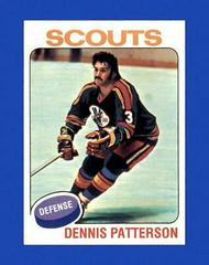 Dennis Patterson Hockey Cards 1975 Topps Prices