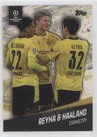 Chemistry - Reyna & Haaland (He's Been Drilling it in…) #CHRH.1 Soccer Cards 2020 Topps on Demand Giovanni Reyna Breakthrough Season Prices