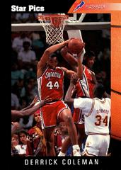 Derrick Coleman Basketball Cards 1991 Star Pics Prices