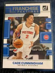 Cade Cunningham #8 Basketball Cards 2022 Panini Donruss Franchise Features Prices