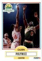 Olden Polynice Basketball Cards 1990 Fleer Update Prices