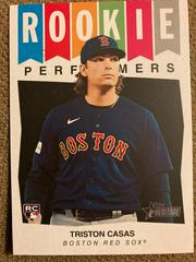 Triston Casas #RP-14 Baseball Cards 2023 Topps Heritage Rookie Performers Prices