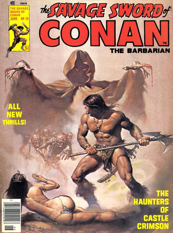 Savage Sword Of Conan The Barbarian #12 (1976) Comic Books Savage Sword of Conan the Barbarian