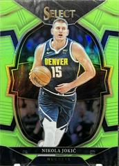 Nikola Jokic [Neon Green] #1 Basketball Cards 2022 Panini Select Prices