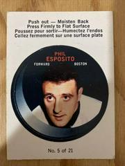 Phil Esposito #5 Hockey Cards 1968 O-Pee-Chee Puck Stickers Prices