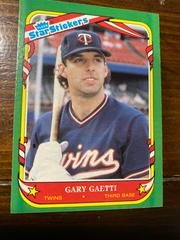 Gary Gaetti Baseball Cards 1987 Fleer Star Stickers Prices