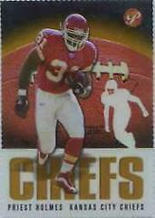 Priest Holmes [Gold Refractor] #16 Football Cards 2003 Topps Pristine Prices