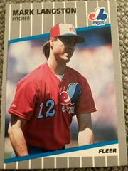Mark Langston #U-97 Baseball Cards 1989 Fleer Update Prices