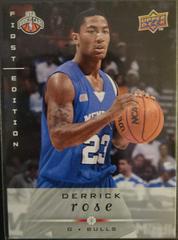Derrick Rose Basketball Cards 2008 Upper Deck First Edition Prices