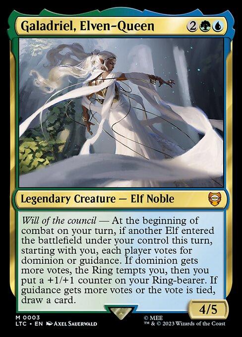 Galadriel, Elven-Queen #3 Magic Lord of the Rings Commander