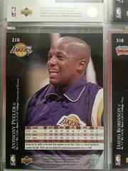 Reverse Image | Anthony Peeler [Electric Court] Basketball Cards 1995 Upper Deck Electric Court