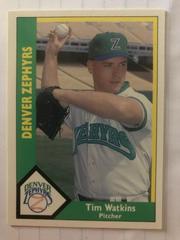 Tim Watkins #3 Baseball Cards 1990 CMC Denver Zephyrs Prices