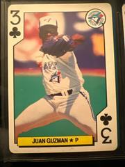 Juan Guzman [3 of Clubs] Baseball Cards 1992 U.S. Playing Card All Stars Prices