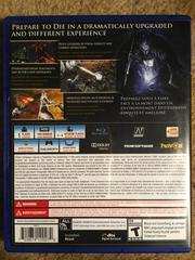 Rear Cover Art | Dark Souls II: Scholar of the First Sin Playstation 4