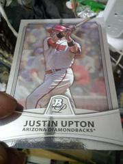 Justin Upton #8 Baseball Cards 2010 Bowman Platinum Prices