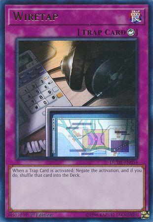 Wiretap DUDE-EN054 YuGiOh Duel Devastator