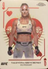 Valentina Shevchenko #KAQ-15 Ufc Cards 2024 Topps Chrome UFC King and Queen Prices