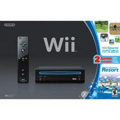 Nintendo Wii Sports & Wii Sports Resort Black Console Wii Prices