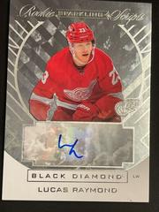 Lucas Raymond #SC-LR Hockey Cards 2021 Upper Deck Black Diamond Sparkling Rookie Scripts Prices