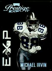 Michael Irvin [Reflections Silver] Football Cards 1999 Playoff Prestige Exp Prices
