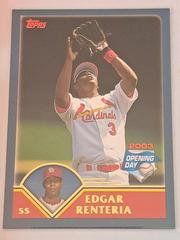 Edgar Renteria Baseball Cards 2003 Topps Total Prices