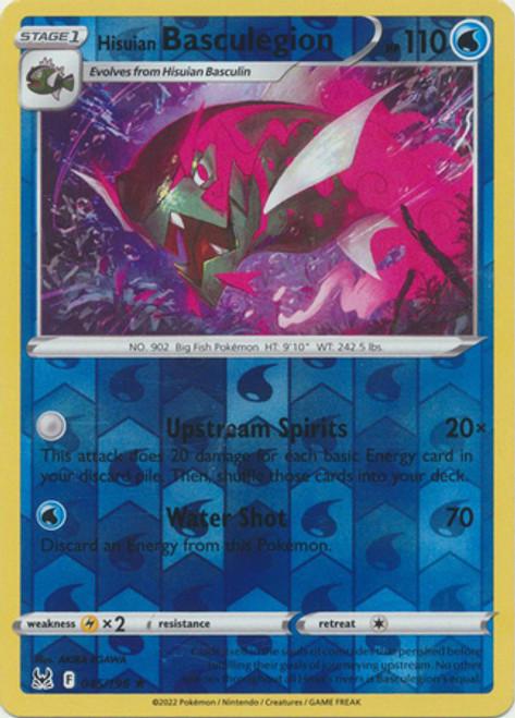 Hisuian Basculegion [Reverse Holo] #45 Pokemon Lost Origin